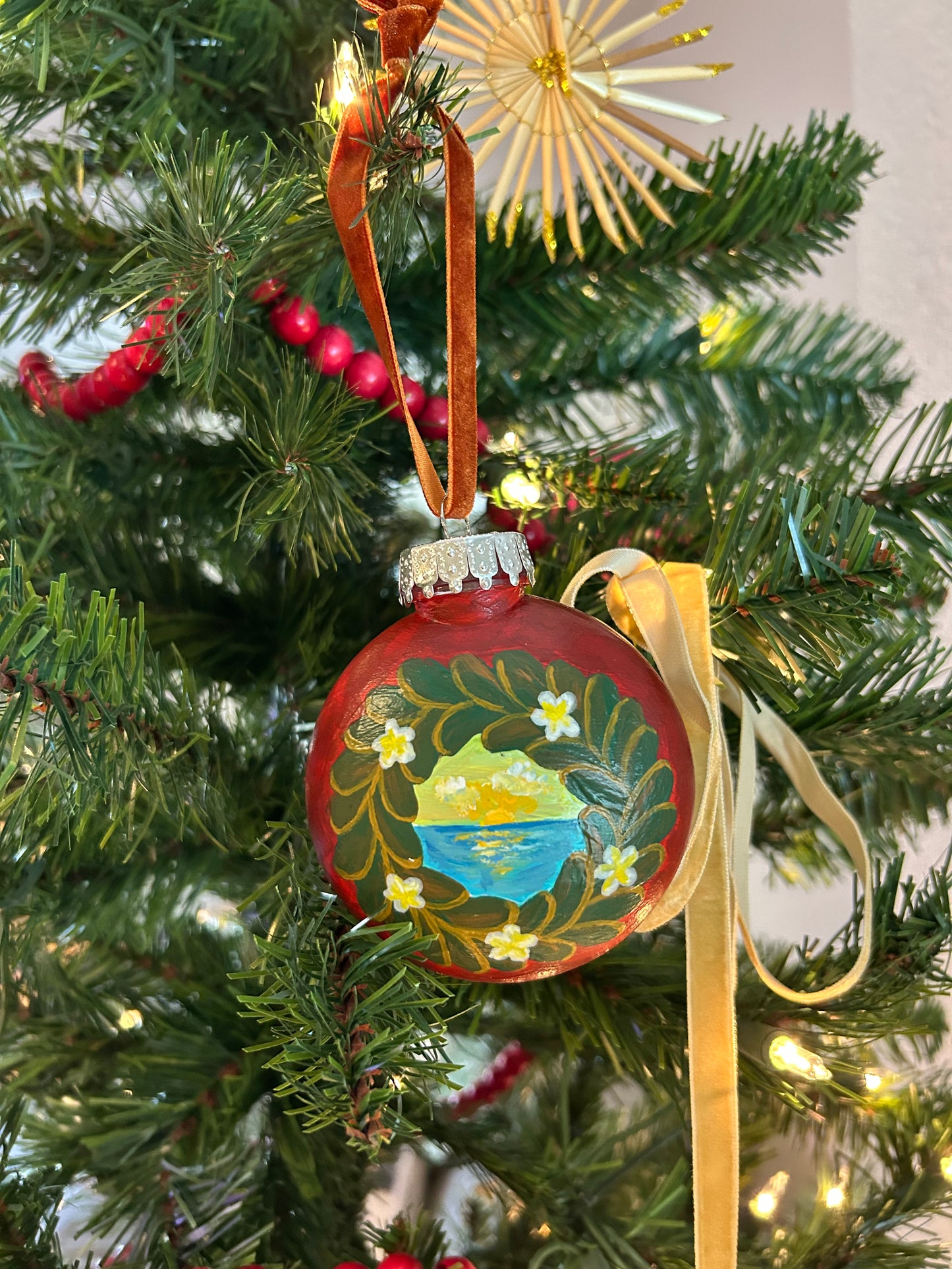 Coastal Wreath Ornament